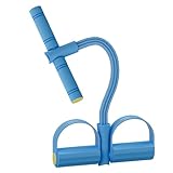 4-fache Röhren Pedal Trainings Widerstandsband Mit Griffen, Mehrfachröhren Yoga Pedal Band Für Ganzkörper Training, Elastischer Ganzkörpertrainer Für Bauchmuskeltraining Zu Hause Im Gym Unterwegs