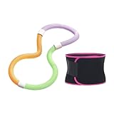 APLVFFZH Fitness-Hoop aus PVC, tragbar, für Bauchtraining und Sport, 1 Kg