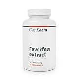 GymBeam Mutterkraut Extrakt – Funktioneller Pflanzenextrakt mit Parthenoliden, Feverfew Extract, unterstützt Kreislaufsystem & Verdauung, fördert Entspannung, ideal für Frauengesundheit, 60 kaps
