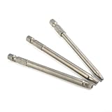 Jonikuper 3Pics SQ1-SQ3 Schraubendreher-Bit-Set für elektrische Bohrmaschinen und Handwerkzeuge, 1/4-Zoll-Sechskantschaft, magnetische Schraubendreher-Bits aus legiertem Stahl, 100 mm