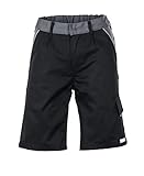 Planam 2714056 Highline Shorts, Schwarz/Schiefer/Zink, Größe XL