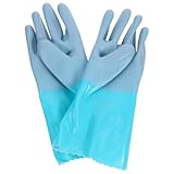 COLLBATH Rutschfeste Fischhandschuhe aus Gummi für Männer und Frauen Sichere Passform Komfortabel Strapazierfähig für Fischreinigung und Salzwasserfischen Handarbeitsschutz Vielseitig und