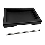 Emiif Kaffee-Abtropfschalen, niedriges Profil, dünnes Tropfschalen-Modifikationsset für Gaggia Classic Pro Low Drip Tray Kaffeemaschinen-Zubehör, Einloch-Dampfspitze (B)