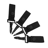VICASKY 4 Stück Teiliges Wasserflaschenhalter Karabiner Clip aus Robustem und Metall Leichter Multifunktionaler Outdoor Gürtel für Wandern Klettern Camping Vielseitiger Flaschenaufhänger