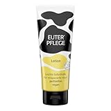 EUTERPFLEGE Körperlotion, intensive Pflege für trockene Haut, Feuchtigkeitscreme für Gesicht & Körper, parfümfreie Bodylotion, Allergiker geeignet, 200ml