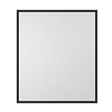 Windhager Insektenschutz Rahmenfenster Pop-Up Screen - 100 x 120 cm - anthrazit - Fliegengitter Fenster mit Rahmen, Fliegenschutzgitter, Mückenschutz, Mückengitter Fenster - flexibel und kürzbar