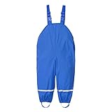 Generisch Latzhose für Kleinkinder, Regen, Jungen, Schlamm, Kinder, Kleidung, Overall, wasserdicht, Winddicht, Strampler Overall Jungen Kleidung (Blue, 5-6 Years)