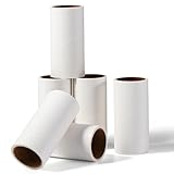 Vinabo Nachfüllungen für Fusselroller 6 Rollen Insgesamt 360 Blatt, Ersatzrollen für Fusselrollen, Pet Extra Sticky Tierhaar-Ersatzrollen für Kleidung, Bett, Teppich, Tierhaare von Katzen/Hunden