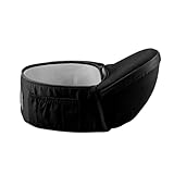 Baby Hüftsitzträger mit Taschen, Einstellbar Hüftsitz Babytrage, Hipseat Baby Carrier Babytrage, Ergonomische Taillenhocker für Neugeborene Kleinkinder im Alter von 0-36 Monaten (Schwarz)