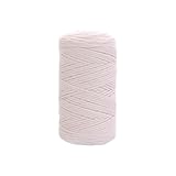 Qcbuegof 250 G/8 8oz Weichmilch Baumwollgarn Weiches Häkelgarn 3 Mm Breites Weich Babydecke Garn Zum Häkeln des Webens Pullover Schalte Milchwatte Garn