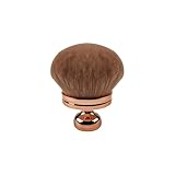 LUMOOM Kabuki Pinsel Extra Großer, Pilzförmiger Puderpinsel, Schminkpinsel, Foundation-Pinsel, Makeup Pinsel, Concealer Applikator, Kosmetikpinsel für Rouge (Roségold)