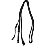 Brama West Schlaufzügel für Pferde | Zweigeteilt zum Schnallen | Direkt wirkende Hilfe zur Ausbildung | Befestigung am Sattelgurt | Hilfszügel fürs Pferdetraining (Full)