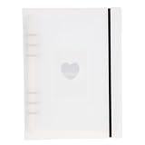 BAZEITFLOW A5 Mattiertes Fotoalbum Tragbares Haushaltsfotobuch mit Ringmechanik 3 Zoll Fotobuch für Hochzeit und Reise