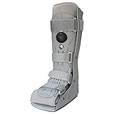 Knöchelschuhe Frakturorthese Stiefel für Damen und Herren Knöchelbandage verstellbar statt Pflaster zum Schutz fixiert bei Knöchelverletzungen, Frakturen, Verstauchungen (Grau, M)