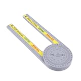 NUOBESTY Horizontales Quadrat Schmiege Winkelmesser Lineal Für Die Holzbearbeitung Winkelmesser Winkelsucher Lineal Winkelsucher Winkelmesser Messlineal Lineal Zur Winkelmessung Plastik