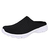 Orthopädische Hausschuhe Damen Soft Sneakers Air Cushion Diabetic Shoes Hinten Offen Mesh Orthoback Schuhe rutschfeste Leichte Schuhe Leichte Sneaker Fitness Sneaker Für Jogging Walking