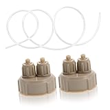 VILLFUL 1 Set Schnelldrehverschluss Aquarium Co2 Diffusor Aquariumpflanzen Systemzubehör DIY Co2 Reaktor Flaschenverschlüsse DIY Co2 Generator Austauschbarer Co2 Generator Praktische Co2