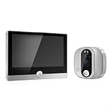 Lastdaytime Smart Türspion Kamera, batteriebetriebener Türspion mit 4,3 Zoll Farbbildschirm für Sicherheit zu Hause