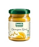 Byodo Bio Orangen Senf 3x125 ml - 100% Bio-Zutaten, Fruchtig-Würzig, Dezente Schärfe, Frisch hergestellt - Idealer Genuss für feine Küche