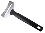 Weichkäsehobel aus Edelstahl 18/10, mit Griff aus schwarzem Polyethylen/Länge: 17 cm, Schneidbreite: 5,5 cm | ERK