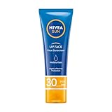 NIVEA SUN Leichte, feuchtigkeitsspendende Gesichts-Sonnencreme mit hohem SPF30 Schutz, 50ml