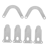 COHEALI 6 Stück Teiliges Metall Luftkompressor Ventilplattenset U zungen form für Stabile Druckluft Hitzebeständige Ventilplatten Zubehör für Zylinderkopf basis Kompressor Reparatur