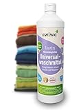 awiwa lavin Waschmittel flüssig (1,0l) - umweltfreundlich & vegan mit mikrobiologischer Wirkung - effektiv als Waschmittel sensitiv, Sportwaschmittel und Waschmittel weiße Wäsche