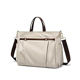 GOLF QUALITY 15 Zoll Schultasche Damen Laptoptasche, Wasserdicht Messenger Bag, Business Notebook Computer Umhänge Tasche Schultertasche für College Büro Arbeit, Aprikose