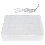 Adfaga Klimaanlagen-Abdeckung für den Innenbereich, doppelschichtig, isoliert, elastisch, AC-Schutz für Fenster- und Wandgeräte, weiß, 3 Größenoptionen (43 * 33 * 7cm)