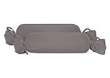biberna Feinjersey Kopfkissenbezug 0077144 2X 15x40 cm Silbergrau