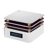 Oniissy Mini-Heizplattform, 65 W, 20 V, verstellbarer Thermostat-Tisch, Bildschirmanzeige Typ C-Eingang, Aluminium-Temperaturregelung für Werkbank, Heimlabor