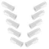 Homoyoyo 20 Stück Silikon Fingerzahnbürsten für Kleine Hunde und Katzen Lebensmittelecht Weich und Flexibel zur Sanften Zahn und Zahnfleischreinigung Tragbar für Haustier Mundpflege