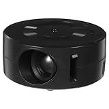 DIYEAH Mini Pocket Tragbarer Für Home Entertainment Bildschirmspiegelung Für Smartphone Tablet Für Camping Büro Zuhause