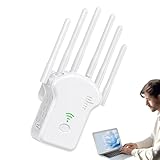 WLAN-Signalverstärker | Internet-Signalverstärker | Dualband-Booster kabellos für Haus, , Außenbereich, Unterboden, Wohnung