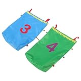 ibasenice 2St gartenspiele für Kinder Garten Spiele Kinder Kartoffelsäcke Renntaschen Hinterhof Sitzsack Renntrainingstaschen Spielen Eltern-Kind-Rennspieltaschen