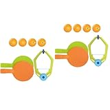 2 Sätze hängende Tischtennisplatte Tischtennisset zum Aufhängen Tischtennisspielzeug für Kinder Spielzeuge Kinderspielzeug Tischtennis Trainer hängender Tischtennistrainer Sport