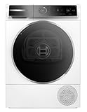 Bosch WQB246C0IT Serie 8 Wärmepumpentrockner, Kapazität 9 kg, Iron Assist: Dampfbehandlung, selbstreinigender Kondensator, Auto Dry, Home Connect