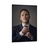 XINTOUYAN Chris Pratt Schauspieler-Poster (24) auf Leinwand, Wandkunstdruck, Poster, Foto, Gemälde, Poster, Raumdekoration, 50 x 75 cm