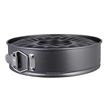 Toyvian Kamin Design Kuchenform aus Kohlenstoffstahl Runde 24cm Backform für Schornsteinkuchen Multifunktional für Chiffon und Moussekuchen Wiederverwendbar