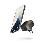 Zens Wireless Charging EU Power Adapter, kabelloses MagSafe und Qi-Ladegerät (15 W) für iPhone Air, 17,16,15,14,13,12 sowie AirPods, inkl. 18-W-USB-C-Anschluss, Schwarz