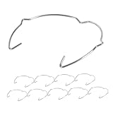 VICASKY 10 Stück Teiliges Metallfederklammern für Einbaustrahler Langlebige Halogenlampenhalter mit Sicherem Halt Einfache Montage Geeignet für Wohn Gewerbelampen