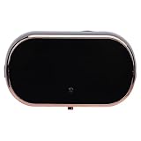 Aramox Induktionswandmontage Schaumspender 3 Stufen Einstellbar IPX5 Wassersicher 60 Tage Laufzeit für Badezimmer Küchenspüle Familie (Black)