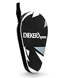 Dieker Sports Tischtennisschläger Hülle [+3 GRATIS Bälle] - Platz für 2 Schläger & 3 Bälle - optimaler Schutz - [gepolstert & wasserabweisend] - Tischtennisschläger Tasche, Tischtennis Tasche