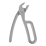 GLEAVI Backformzange Hochleistungs-pizzapfannengreifer Plattenheber Pizzazange Halteklammern Für Heizplattengreifer Schüssel Gripper Topfgreifer Silver Aluminiumlegierung