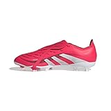 adidas Unisex Predator League FOLD-Over Tongue Firm Multi Ground Football Boots Fußballschuhe, Lucid Red/Cloud White/Core Black