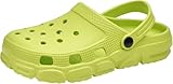 Realpaks Unisex Clogs Kinder für Jungen und Mädchen, brightgreen, 34 EU