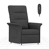 FLEXISPOT Elektrisch Relaxsessel - Verstellbarer TV Sessel, Fernsehsessel mit liegefunktion, 105° -155° verstellbare Rückenlehne – Relax Sessel，ergonomisch (Dunkelgrau)