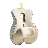 Orthopädisches Lendensitzkissen - Rückenstützkissen, festes Schaumstoff-Design | Stützkissen für Stuhl, Bett, Sofa oder Liege, perfekt für Korrektur, Komfort im unteren Rücken zu Hause oder auf Reisen