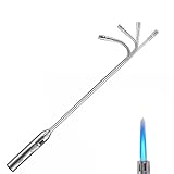 Kerze Windfest Langfeuerzeug 360° verstellbar mit Flammensperre Einstellbare Flamme geeignet for Küche Camping Grillen und den täglichen Gebrauch