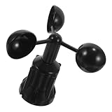 TOYANDONA Meteorologische Überwachungsgeräte Anzeige Windmessgerät Windgeschwindigkeitsmesser Windmessersensor Windgeschwindigkeitsmessgerät Windrichtung Anemometer Abdeckung Schwarz Abs